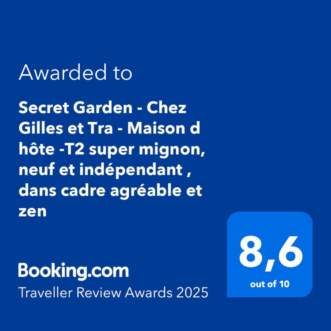 Secret Garden - Chez Gilles Et Tra - Maison D Hote -T2 Super Mignon, Neuf Et Independant , Dans Cadre Agreable Et Zen Valergues Exterior photo